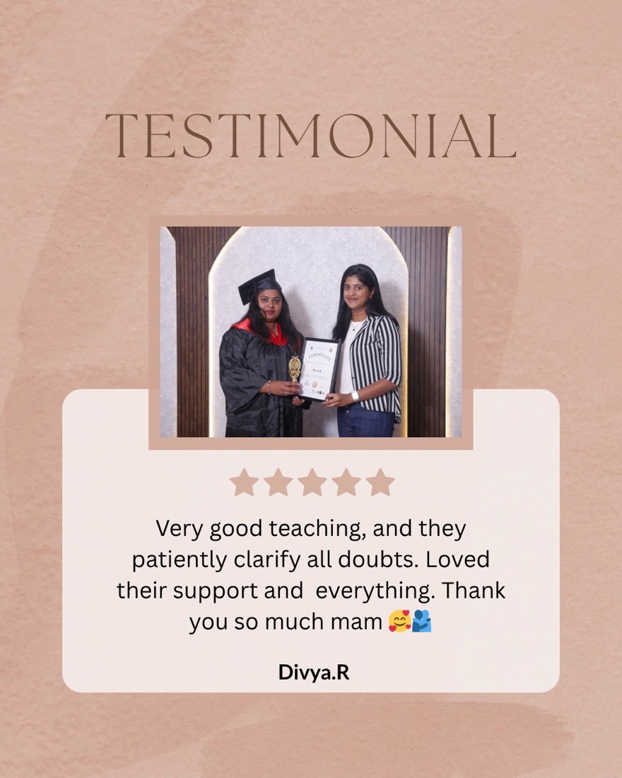Student feedback for Glamspot Academy
