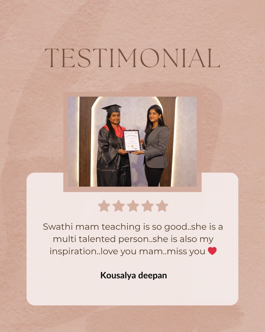 Student feedback for Glamspot Academy