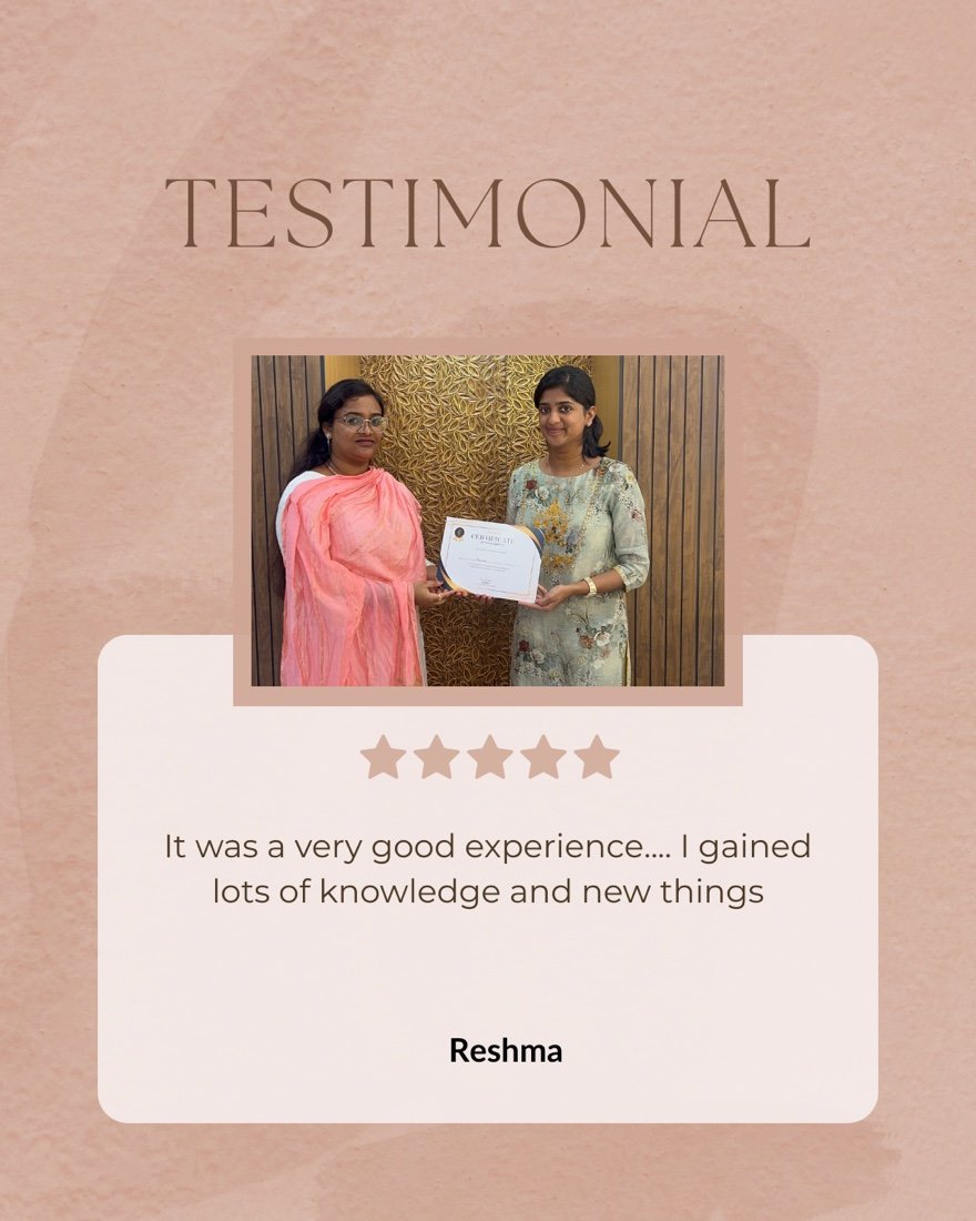 Student feedback for Glamspot Academy